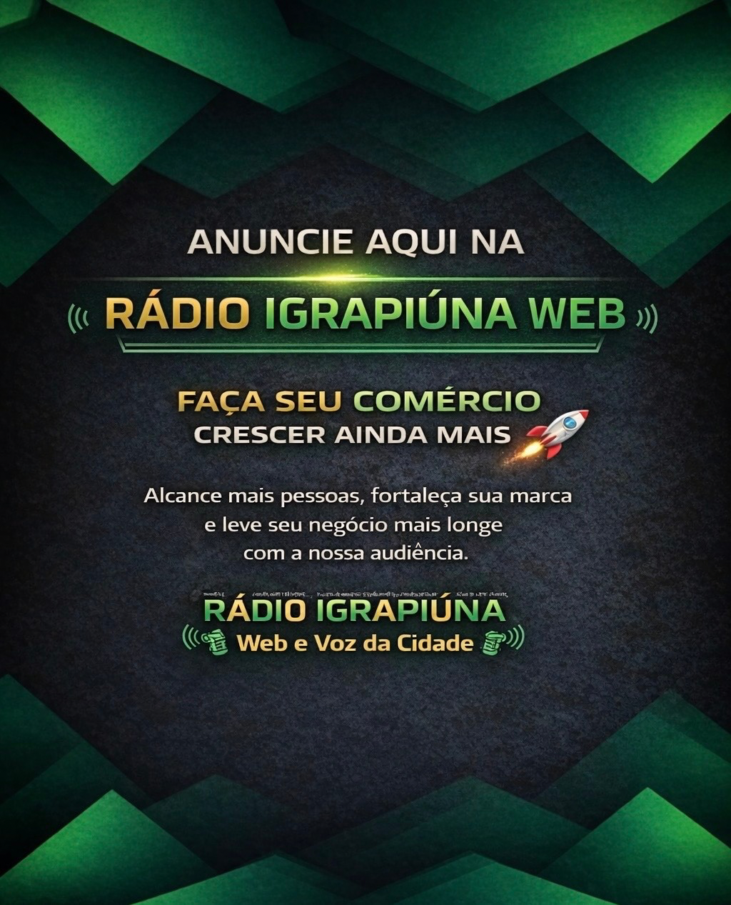 ANUNCIE NA NOSSA RÁDIO!! whatsApp: 73 98131-4753  73 99952-6943  73 99961-9023